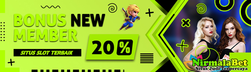 Promo Bonus Member Baru 20%